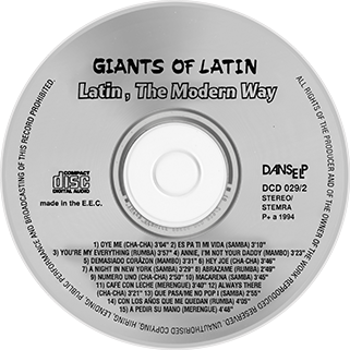 Giants Of Latin CD Latin, The modern Way label